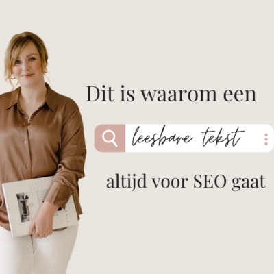 Dit is waarom een leesbare tekst altijd voor SEO gaat