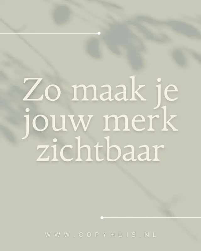 Jouw ideale klant aantrekken in 2025?

Met een website die écht voor je werkt, is dat geen droom, maar gewoon mogelijk. Want jouw klanten zijn online, maar zien ze jou al?

Met een #SEO-scan ontdek je:
🔍 Hoe je website scoort en waar je kansen liggen.
🎯 Welke #zoekwoorden jouw klanten gebruiken.
💡 Waar je over kunt #schrijven om écht de aandacht te pakken.

En het mooiste? Tot het einde van het jaar is de SEO-scan nu maar €59,- in plaats van €97,-. 🎉
Want de decembermaanden zijn al duur zat.

Wil je weten waar je staat en hoe je jouw zichtbaarheid in 2025 kunt vergroten?
📩 Stuur me een berichtje of comment 'ZICHTBAAR'